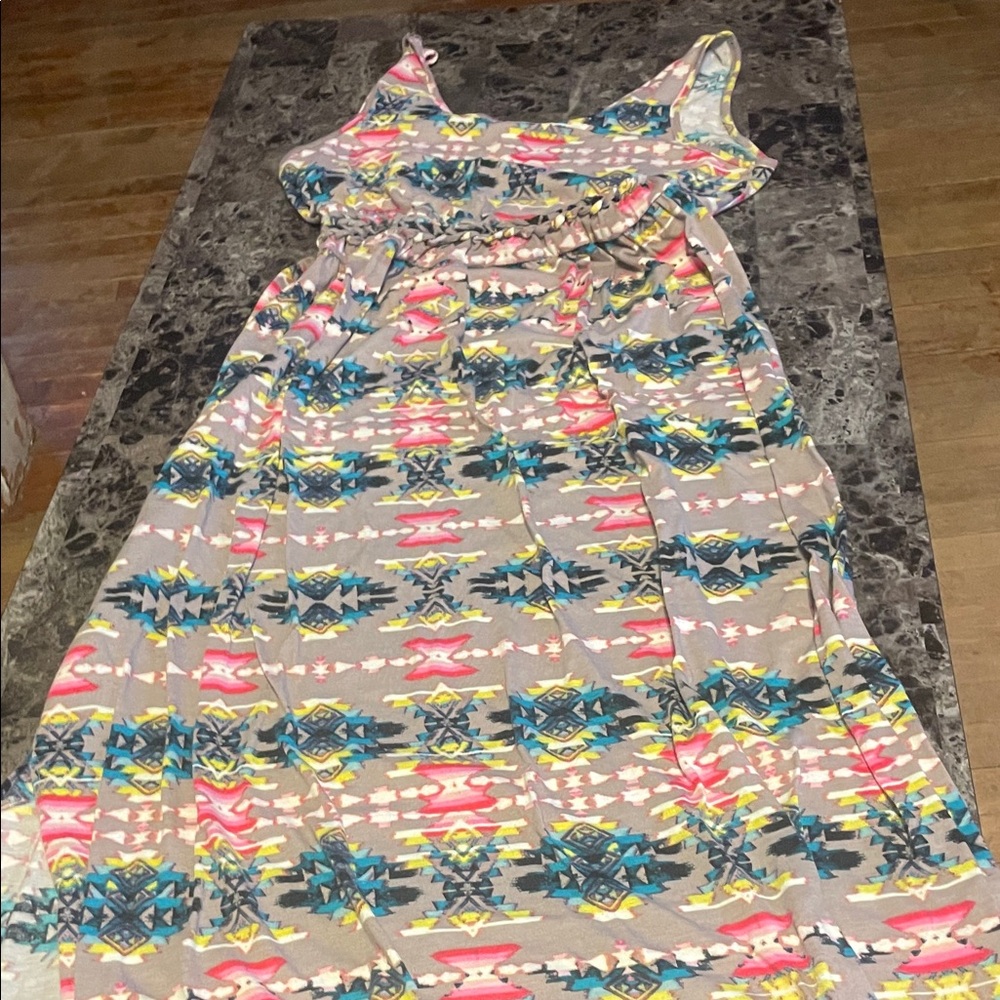 Xhilaration Multicolor Patterned Dress